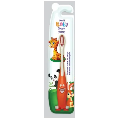 Meril Baby Toothbrush (Giraffe) 1 Pc - Rokomari product